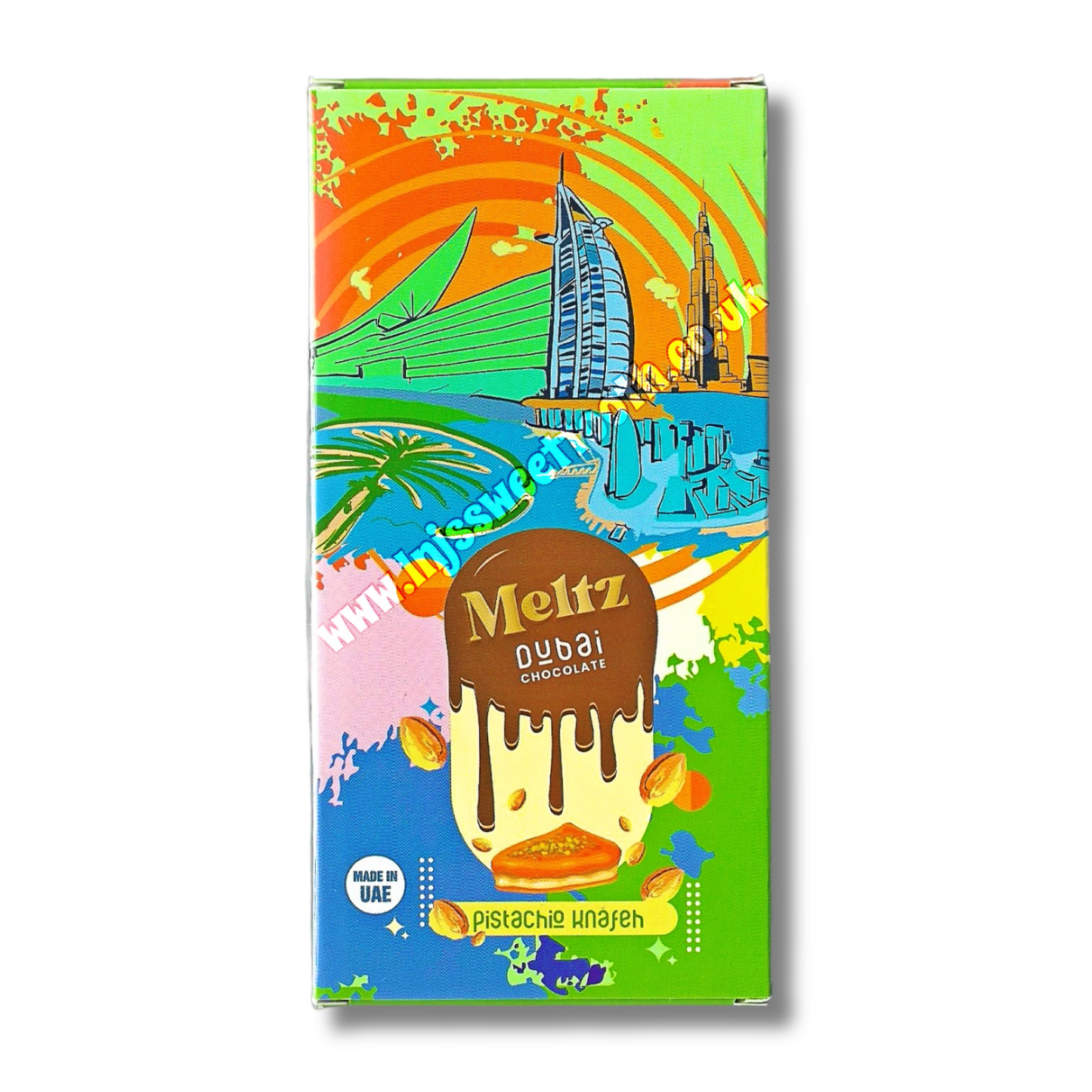 Viral Meltz Kunafa Dubai Chocolate Pistachio 192g (Dubai)