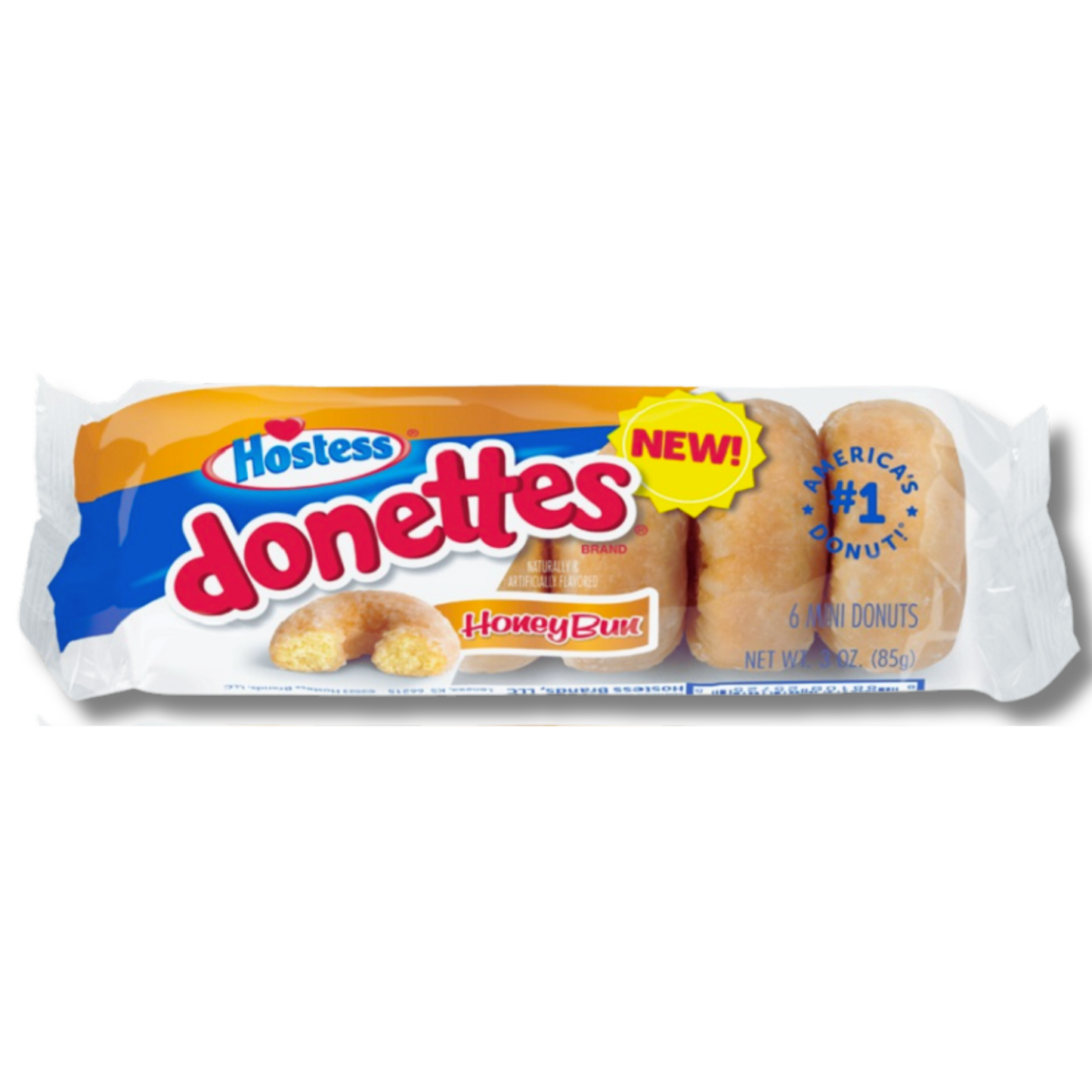 Hostess Honey Bun Donettes (6 pack) 84g (America)