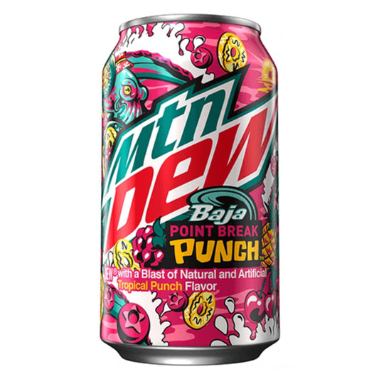 Mountain Dew Baja Point Break Punch 355ml (America)