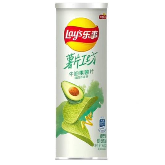 Lays Avocado Chips With Sweet Mustard 104g (China)