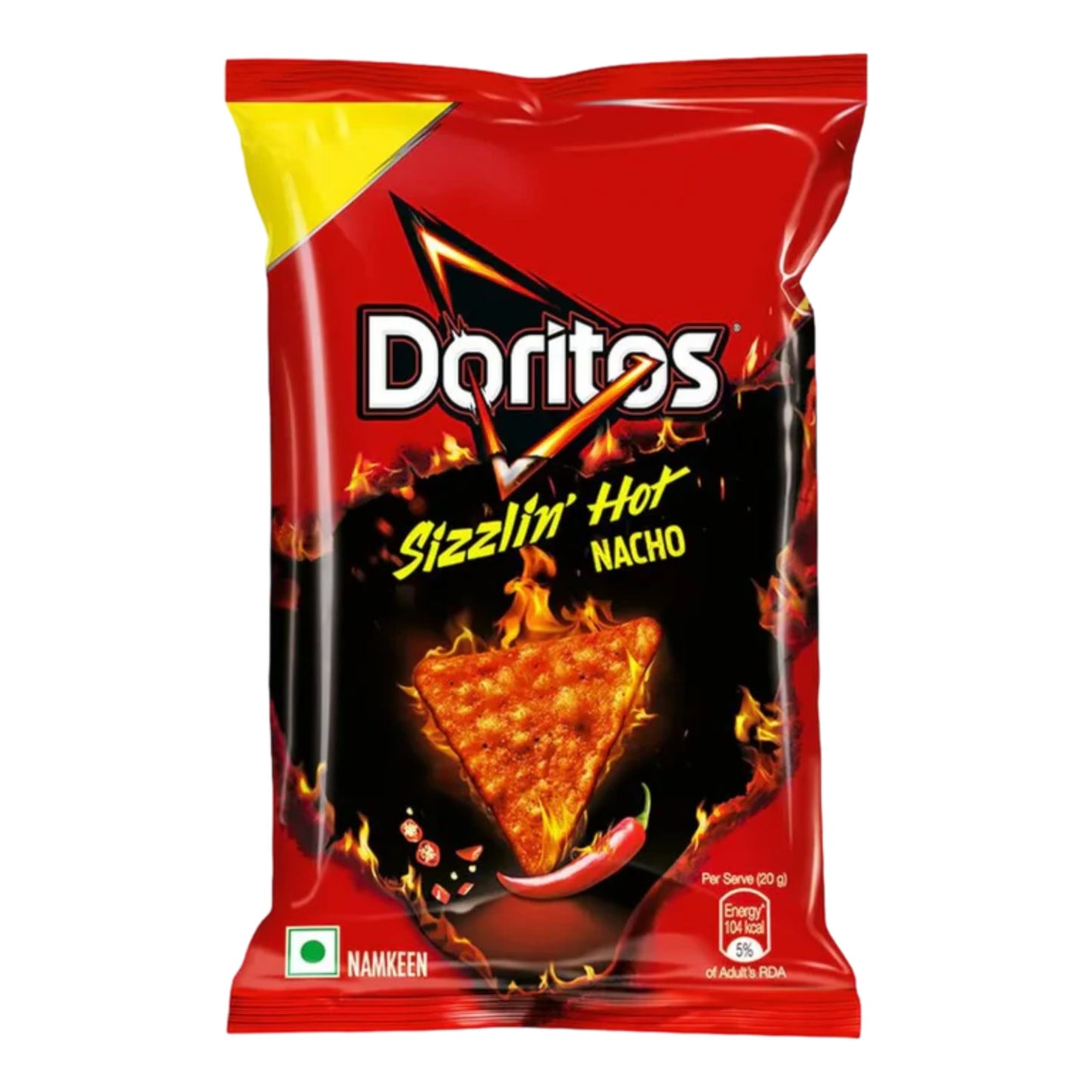 Doritos Sizzlin Hot Nacho 20g (India)