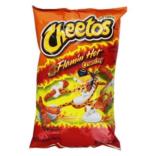 Cheetos Flamin Hot Crunchy 226.6g (America)