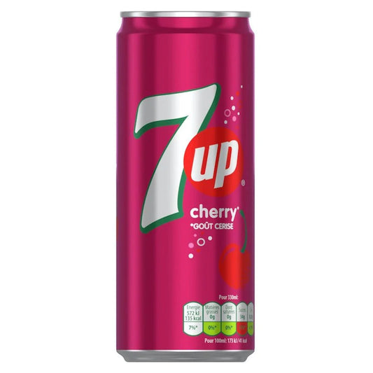 7up Cherry 330ml (France)