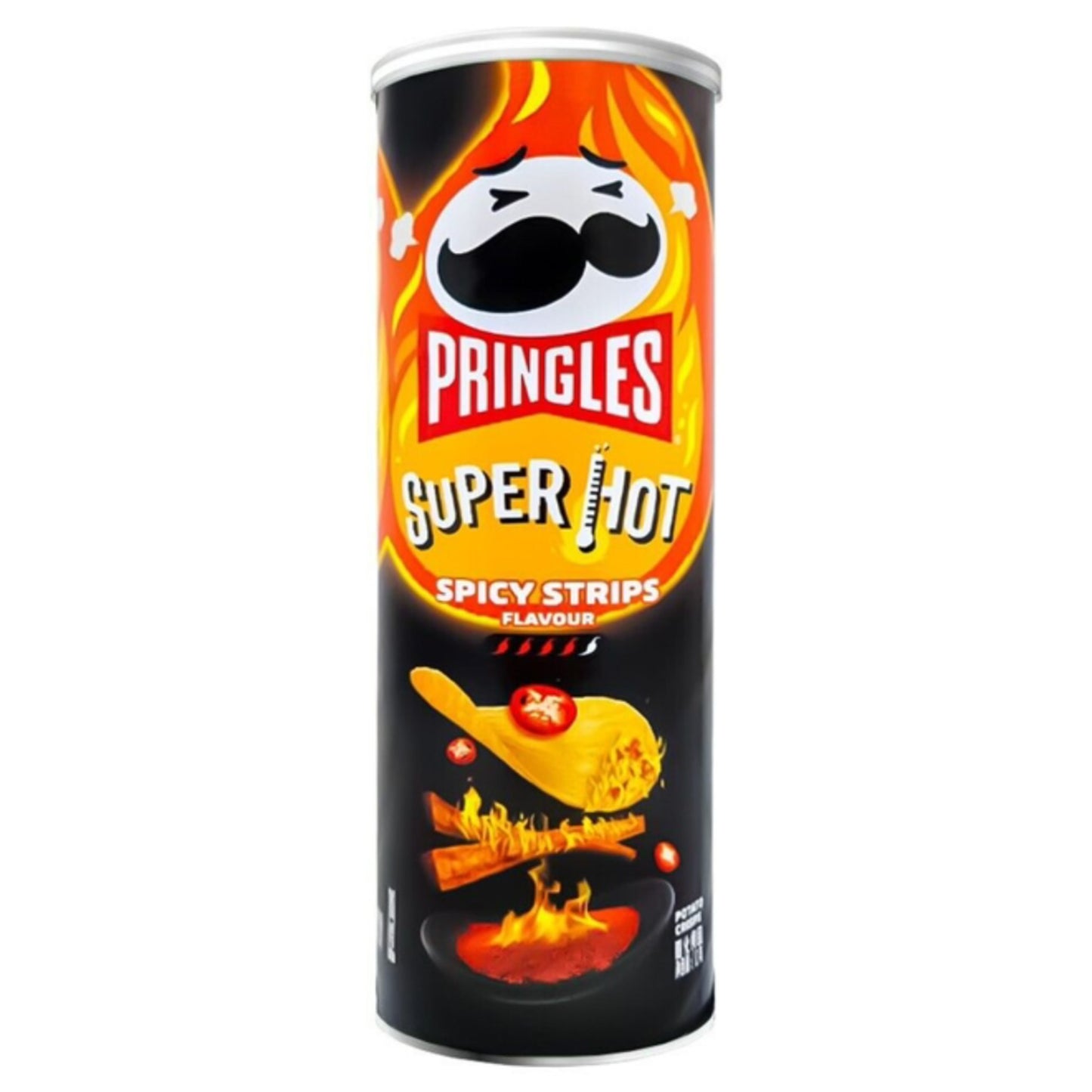 Pringles Super Hot Spicy Strips 110g (China)