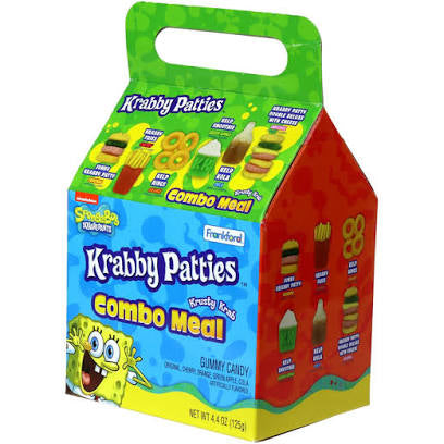 Krabby Patties Krusty Krab Combo Meal Gummy Candy 125g (America)