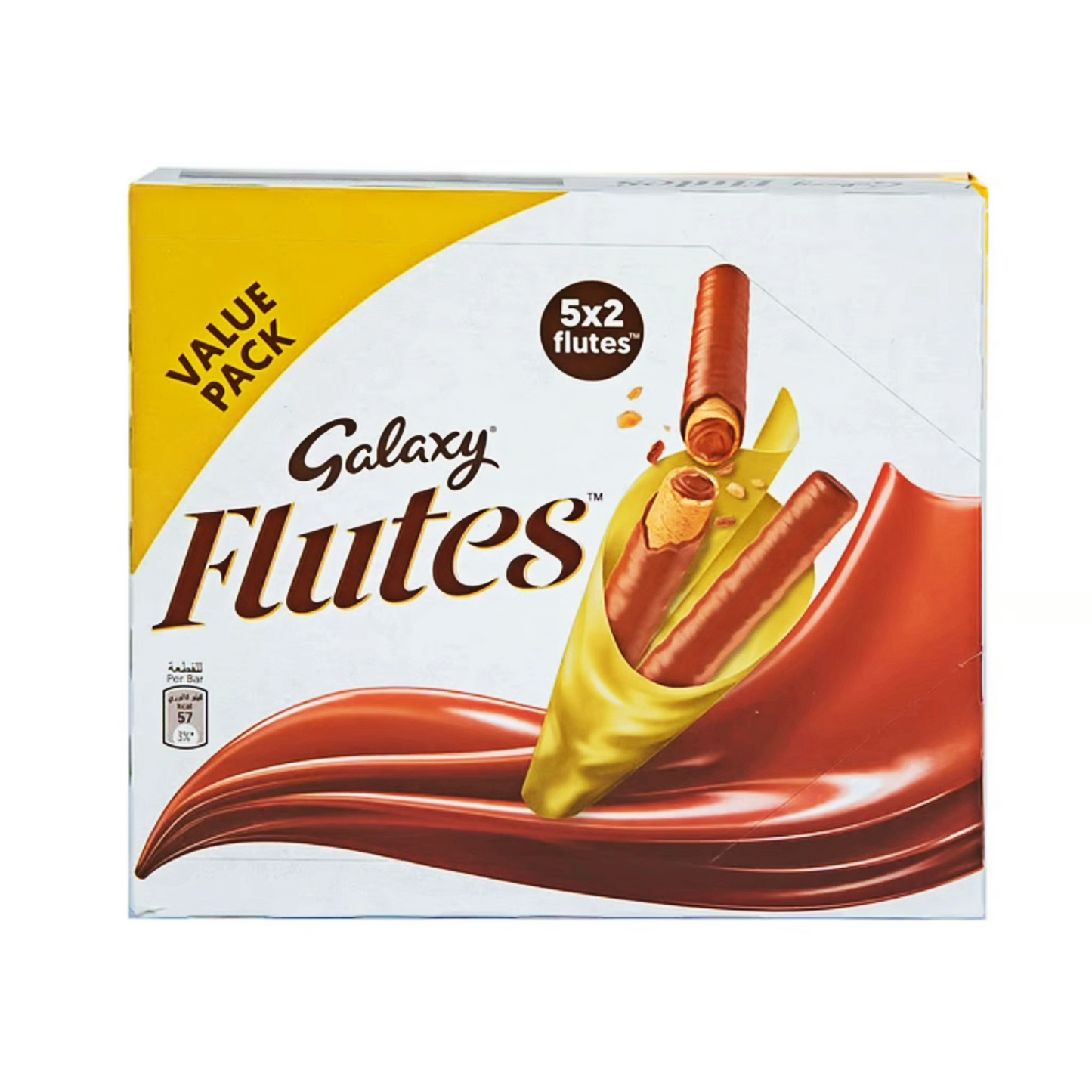 Galaxy Flutes Creamy 5x2 Flutes 112.5g (Egypt)