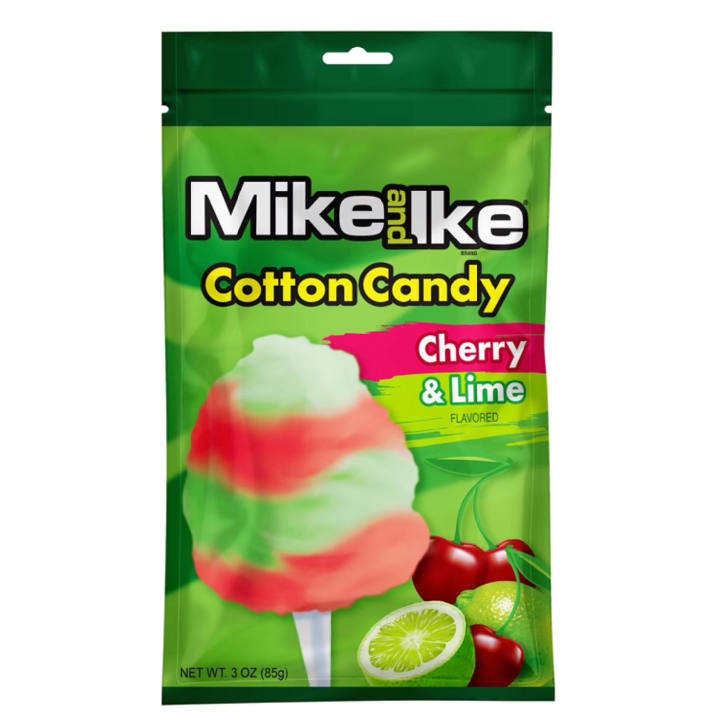 Mike and Ike Cherry & Lime Cotton Candy 85g (America)