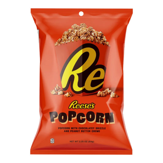 Reese's Chocolate & Peanut Butter Drizzled Popcorn  64g (America)