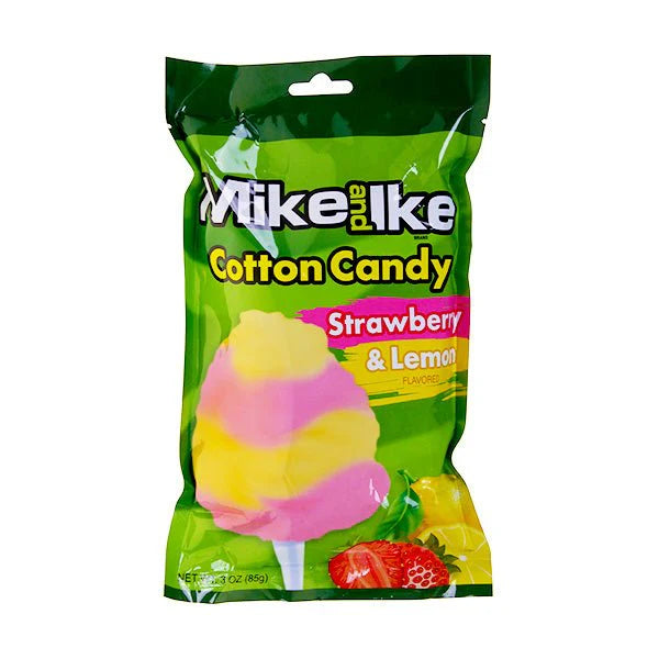 Mike and Ike Strawberry & Lemon Cotton Candy 85g (America)