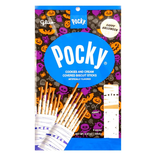 Pocky Cookies & Cream Halloween Edition 9 Pack 129.6g (Thailand)