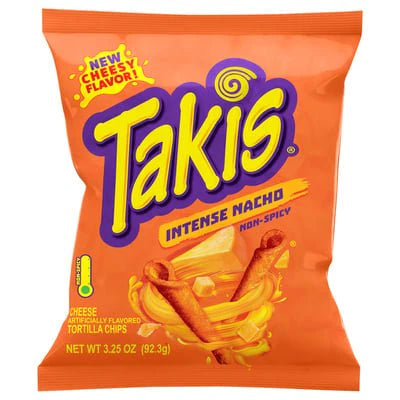 Takis Intense Nacho Non-Spicy 92.3g (America)