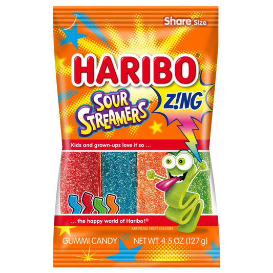 Haribo Sour Streamers Zing 127g (Spain)