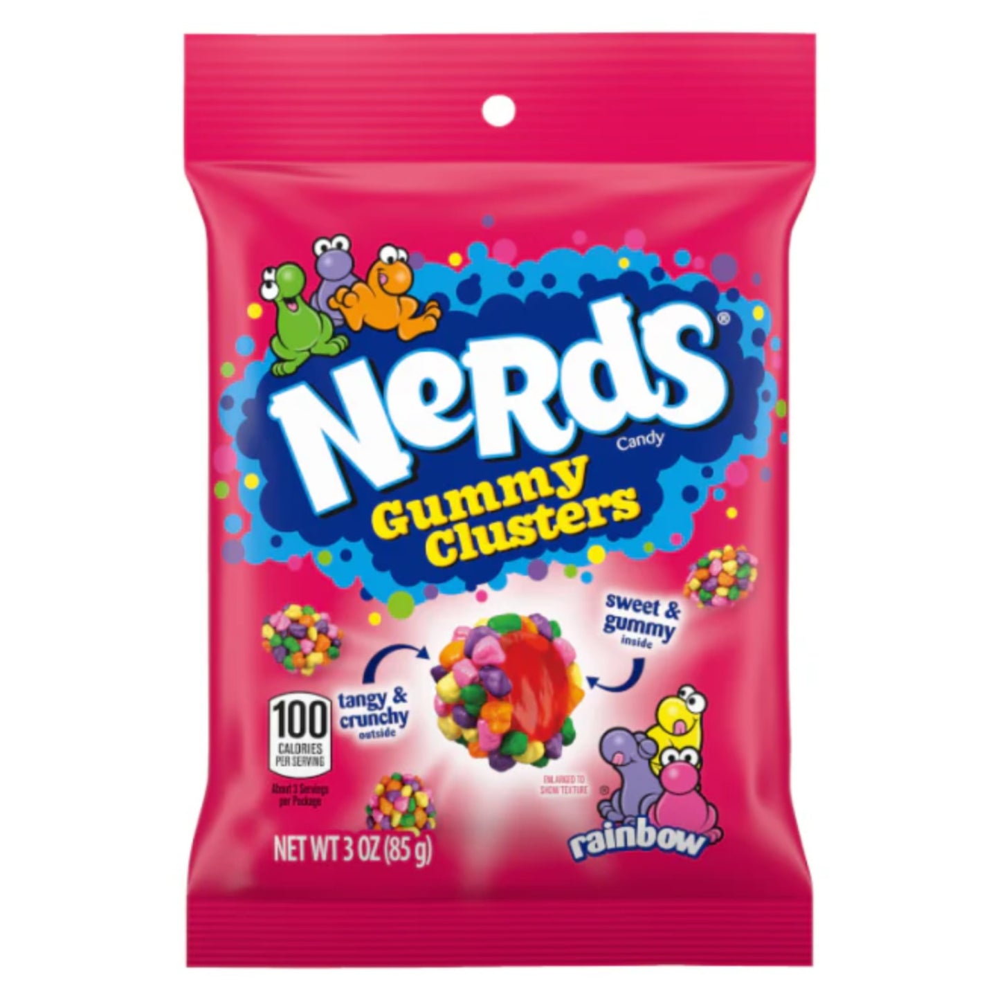 Nerds Rainbow Gummy Clusters 141g (America)