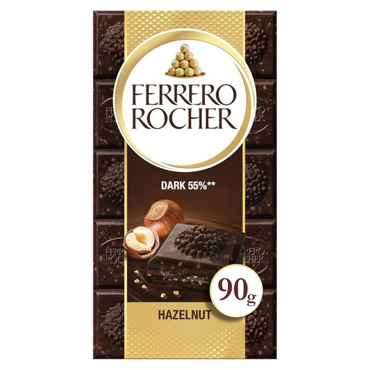 Ferrero Rocher Dark Chocolate & Hazelnut 90g