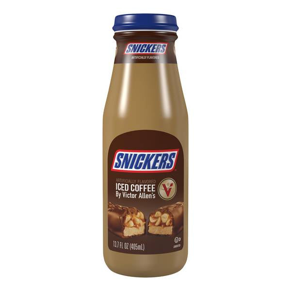 Snickers Iced Coffee Glass Bottle 405ml (America)