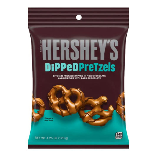 Hershey's Milk Chocolate Dipped Pretzels 120g (America)