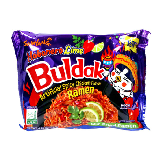 Buldak Hot Chicken Habanero Lime Ramen 135g (Korea)