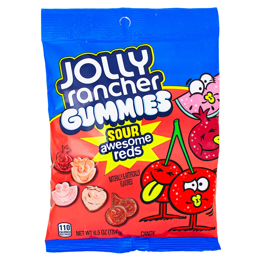 Jolly Ranchers Sour Awesome Red Gummies 184g (Canada)