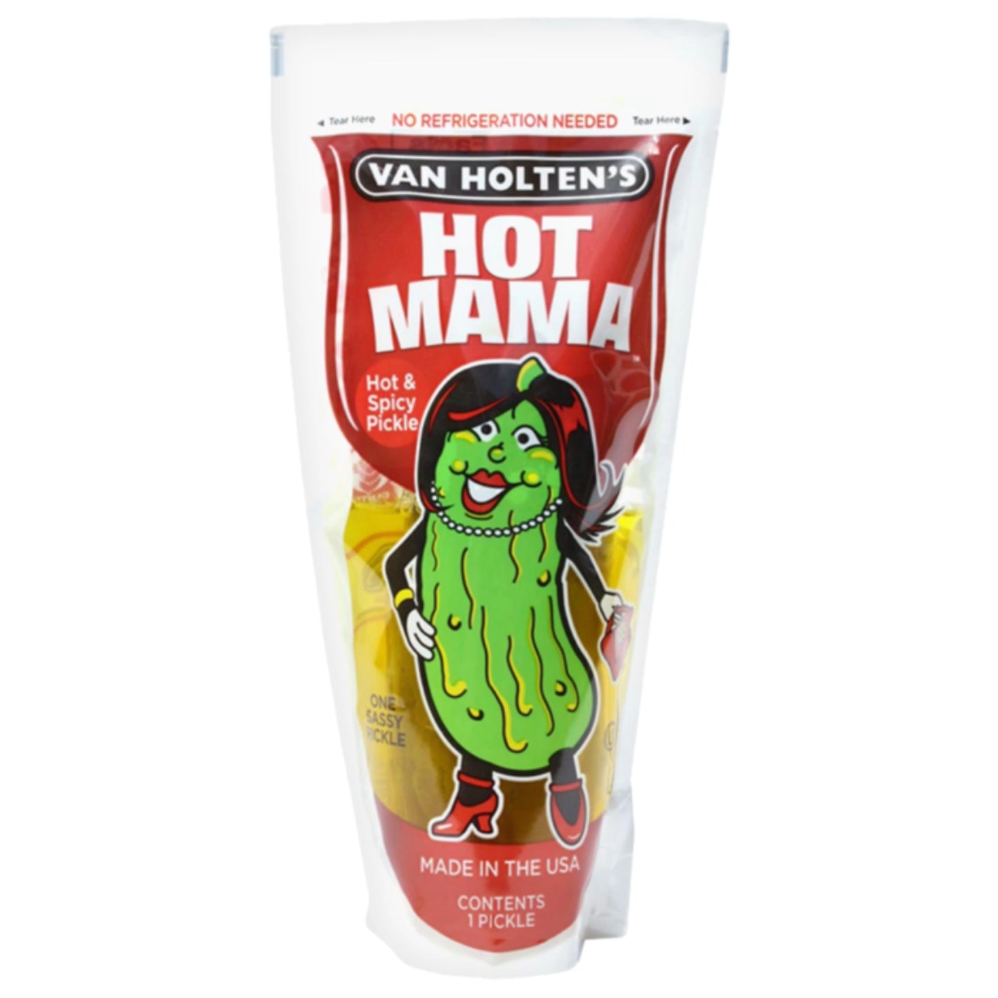 Van Holten's Hot Mama Pickle In A Pouch 306g (America)