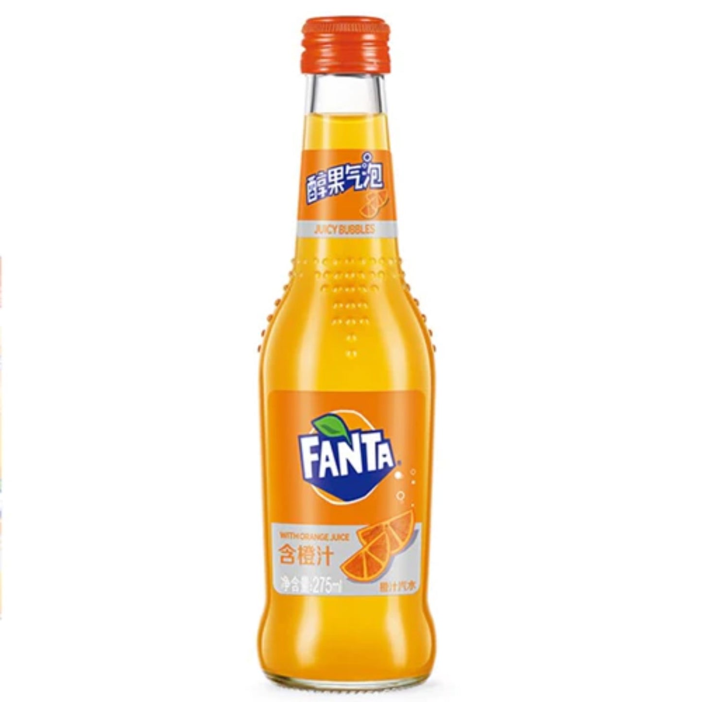 FANTA Orange Glass Bottles 275ml (China)