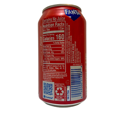 FANTA Strawberry 355ml (America)