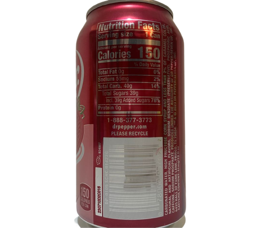 Dr Pepper Strawberries & Cream 355ml (America)