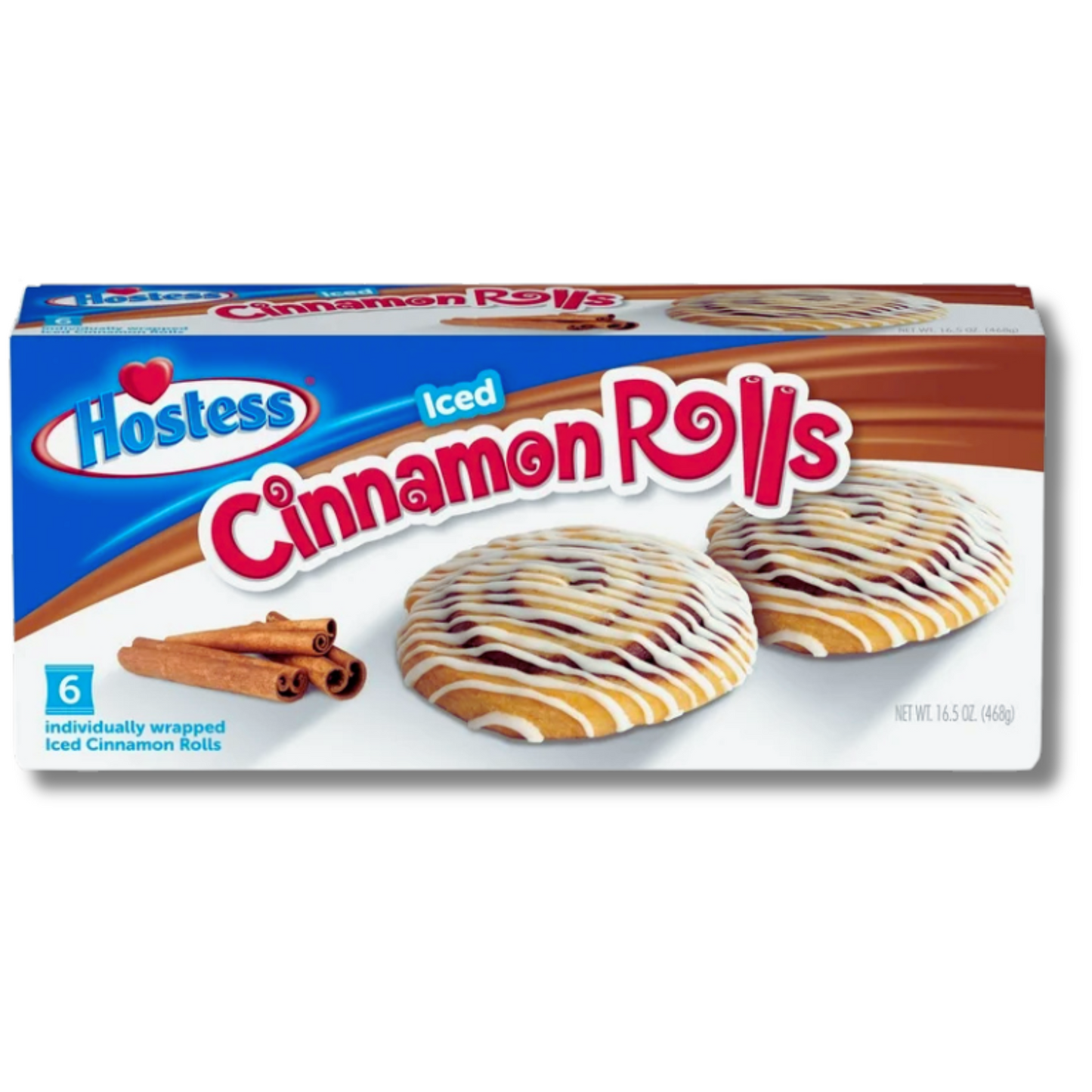 Hostess Iced Cinammon Rolls Pack of 6 468g (America)