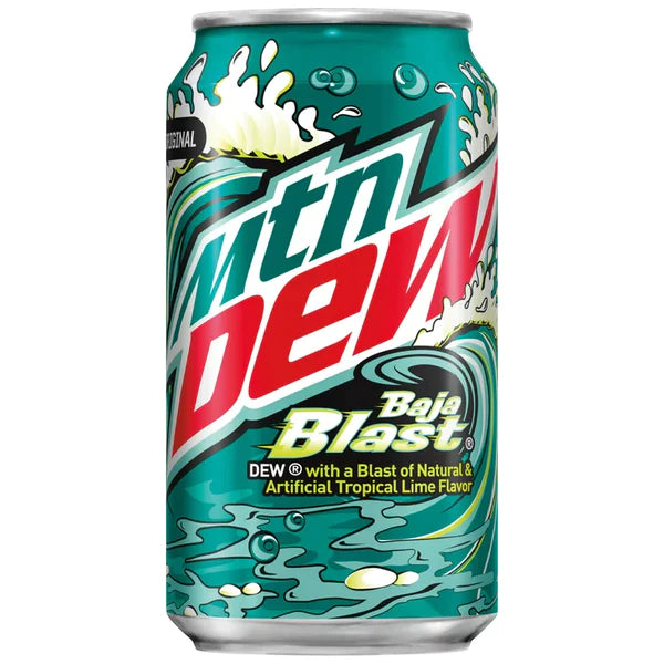 Mountain Dew Baja Blast 355ml (America)