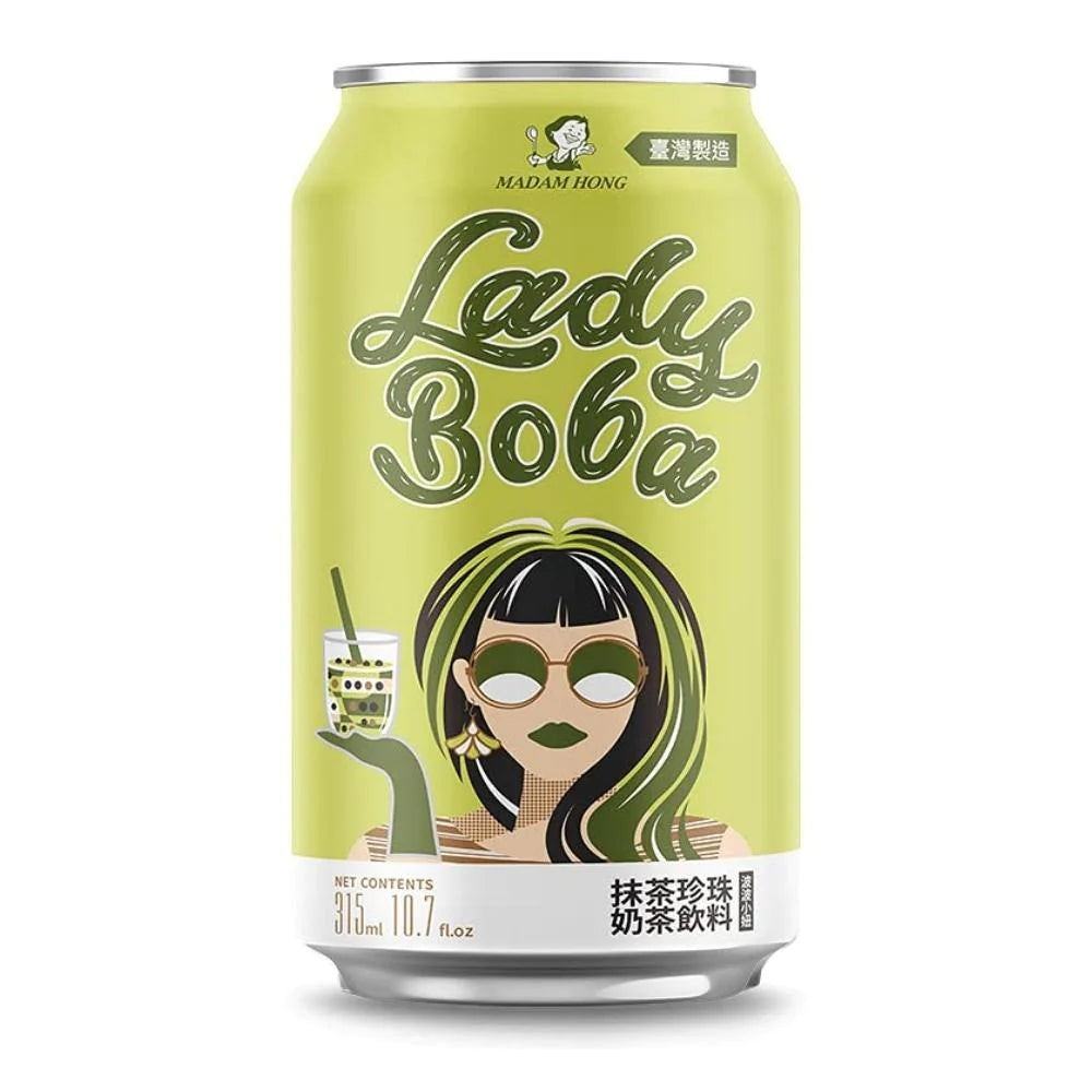 Bubble Tea Lady Boba Matcha Latte 315ml (Taiwan)