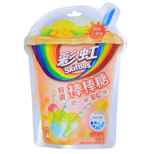 Skittles Rainbow Hard Candy Lolipop  54g (China)