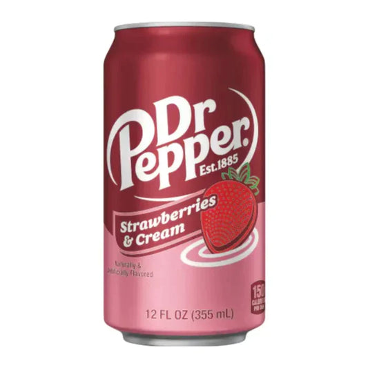 Dr Pepper Strawberries & Cream 355ml (America)